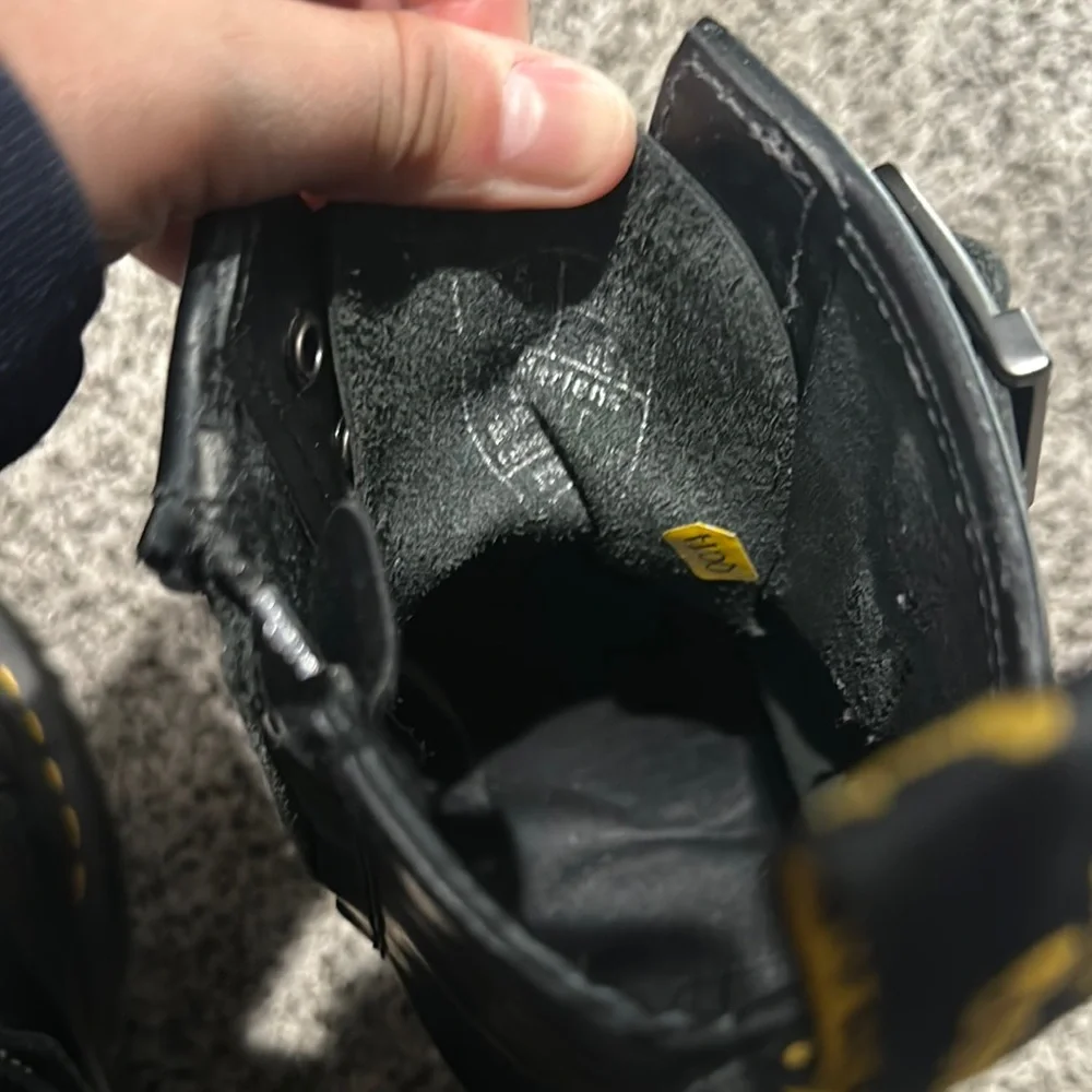 Dr. Martens Black Leather Boots - Picture 5 of 10